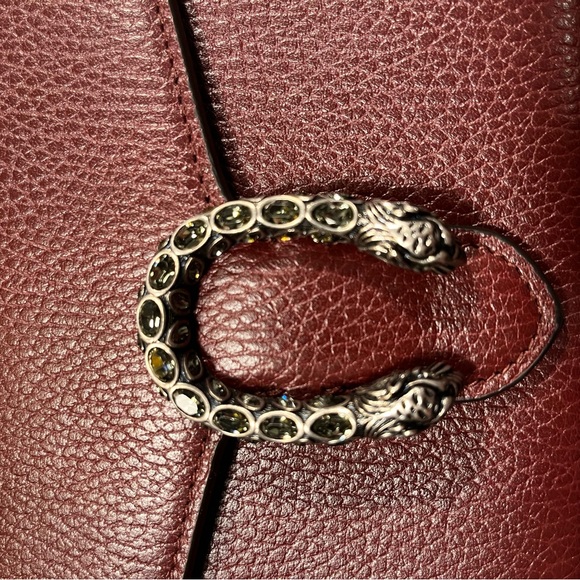 Gucci Dionysus Wallet on Chain in Burgundy - Picture 5 of 10